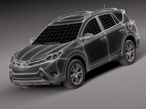 Toyota RAV4 2015 3D Model