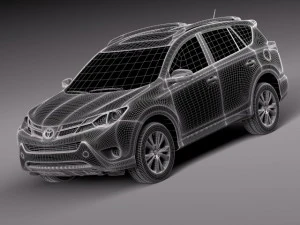 Toyota RAV4 2015 3D Model