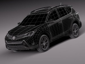 Toyota RAV4 2015 3D Model