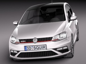 Volkswagen Polo GTI 5-door 2015 3D मॉडल