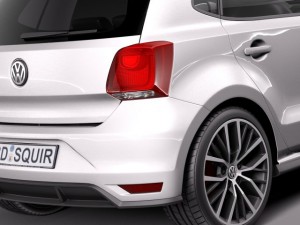 Volkswagen Polo GTI 5-door 2015 3D मॉडल