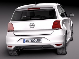 Volkswagen Polo GTI 5-door 2015 3D मॉडल