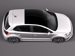 Volkswagen Polo GTI 5-door 2015 3D मॉडल