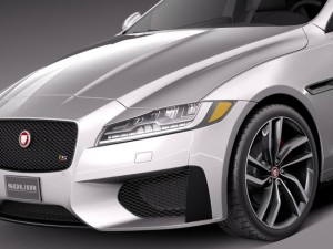 Jaguar XFS 2015 Model 3D