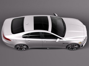 Jaguar XFS 2015 Model 3D