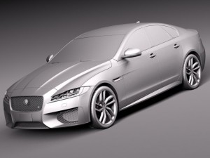 Jaguar XFS 2015 Model 3D