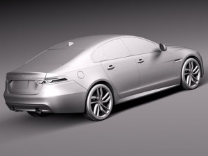 Jaguar XFS 2015 Model 3D