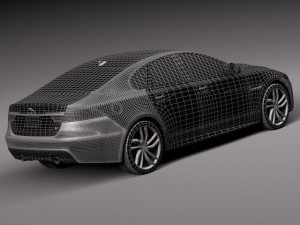 Jaguar XFS 2015 Model 3D