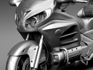 Honda Gold Wing 2015 Model 3D