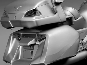 Honda Gold Wing 2015 3D Model