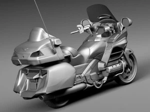 Honda Gold Wing 2015 3D Model