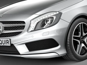 Mercedes-Benz A-Class 2015 3D Model
