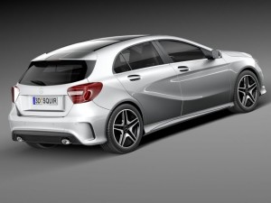 Mercedes-Benz A-Class 2015 3D Model