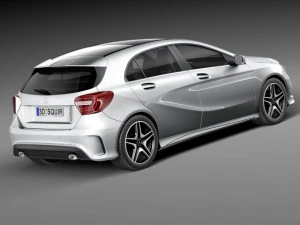 Mercedes-Benz A-Class 2015 3D Model