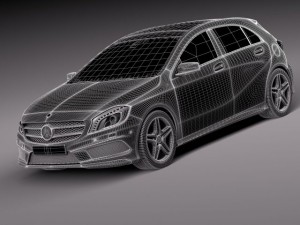 Mercedes-Benz A-Class 2015 3D Model