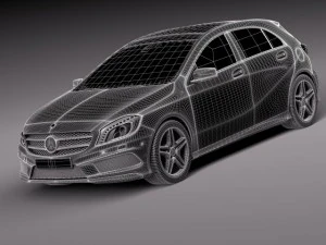 Mercedes-Benz A-Class 2015 3D Model