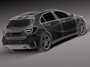 Mercedes-Benz A-Class 2015 3D Model