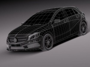 Mercedes-Benz A-Class 2015 3D Model