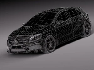 Mercedes-Benz A-Class 2015 3D Model