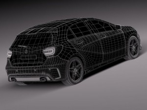 Mercedes-Benz A-Class 2015 3D Model