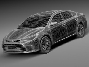 Toyota Avalon 2016 Modello 3D