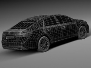 Toyota Avalon 2016 Modello 3D