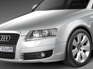 Audi A6 C6 Sedan 2004-2008 3D-Modell