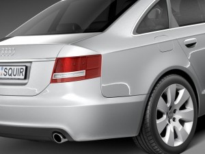 Audi A6 C6 Sedan 2004-2008 3D-Modell