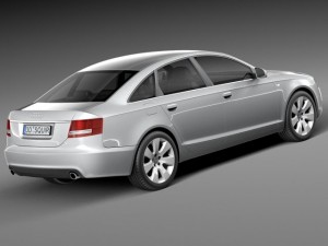 Audi A6 C6 Sedan 2004-2008 3D-Modell