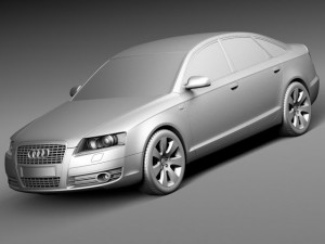 Audi A6 C6 Sedan 2004-2008 3D-Modell