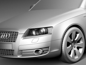 Audi A6 C6 Sedan 2004-2008 3D-Modell