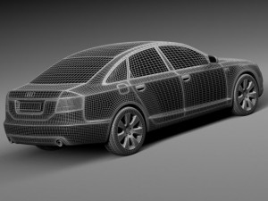 Audi A6 C6 Sedan 2004-2008 3D-Modell