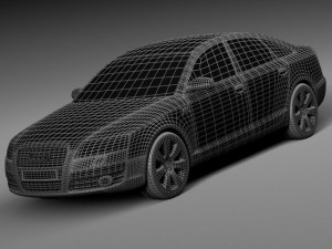 Audi A6 C6 Sedan 2004-2008 3D-Modell