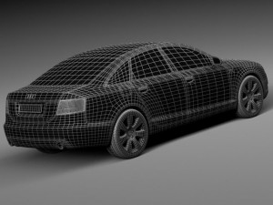 Audi A6 C6 Sedan 2004-2008 3D-Modell