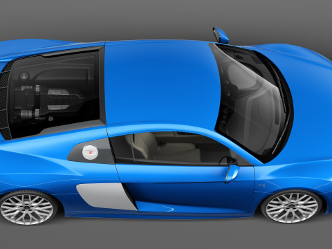 Audi R8 V10 2016 Model 3D