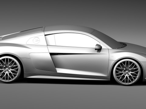 Audi R8 V10 2016 Model 3D