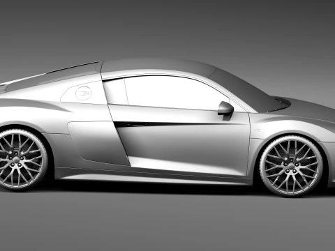 Audi R8 V10 2016 3D Model