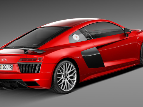 Audi R8 V10 Plus 2016 Modèle 3D
