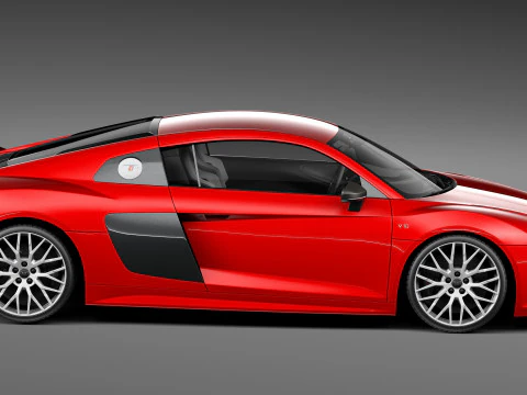 Audi R8 V10 Plus 2016 3D Model