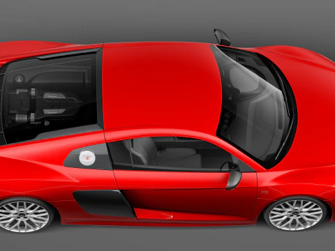 Audi R8 V10 Plus 2016 3D Model