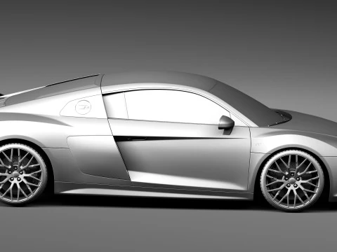 Audi R8 V10 Plus 2016 3D Model