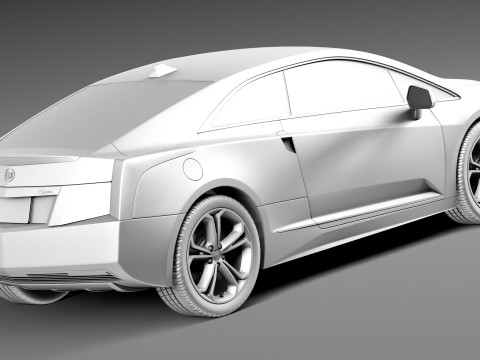 Cadillac ELR 2016 3D Model