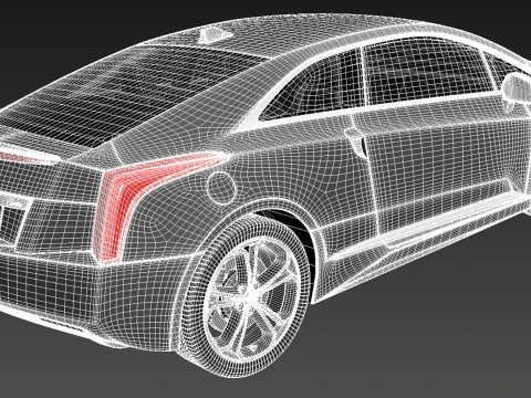 Cadillac ELR 2016 3D Model