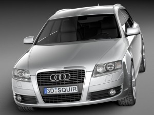 Audi A6 C6 Avant 2005-2008 Model 3D