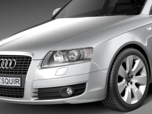 Audi A6 C6 Avant 2005-2008 Model 3D