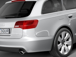 Audi A6 C6 Avant 2005-2008 Model 3D
