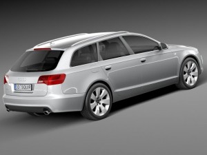 Audi A6 C6 Avant 2005-2008 Model 3D