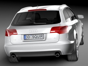 Audi A6 C6 Avant 2005-2008 Model 3D
