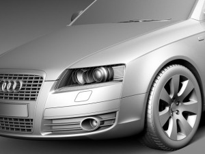Audi A6 C6 Avant 2005-2008 Model 3D