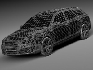 Audi A6 C6 Avant 2005-2008 Model 3D